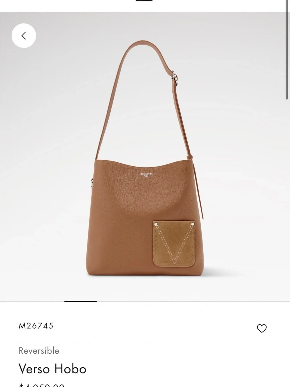 Louis Vuitton Verso Hobo Bag